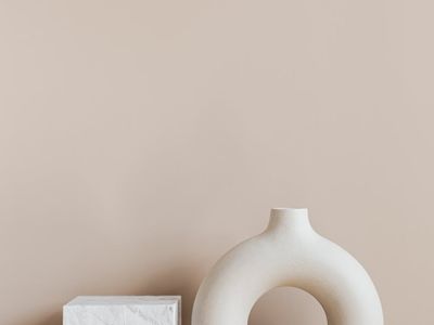 Creative studio with golden elements